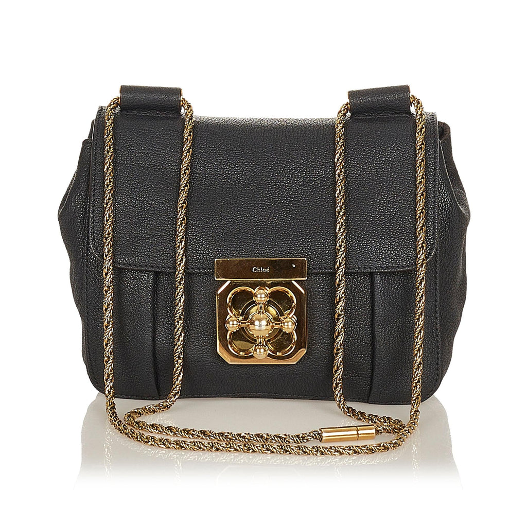 Chloe Elsie Leather Crossbody Bag (SHG-27137)