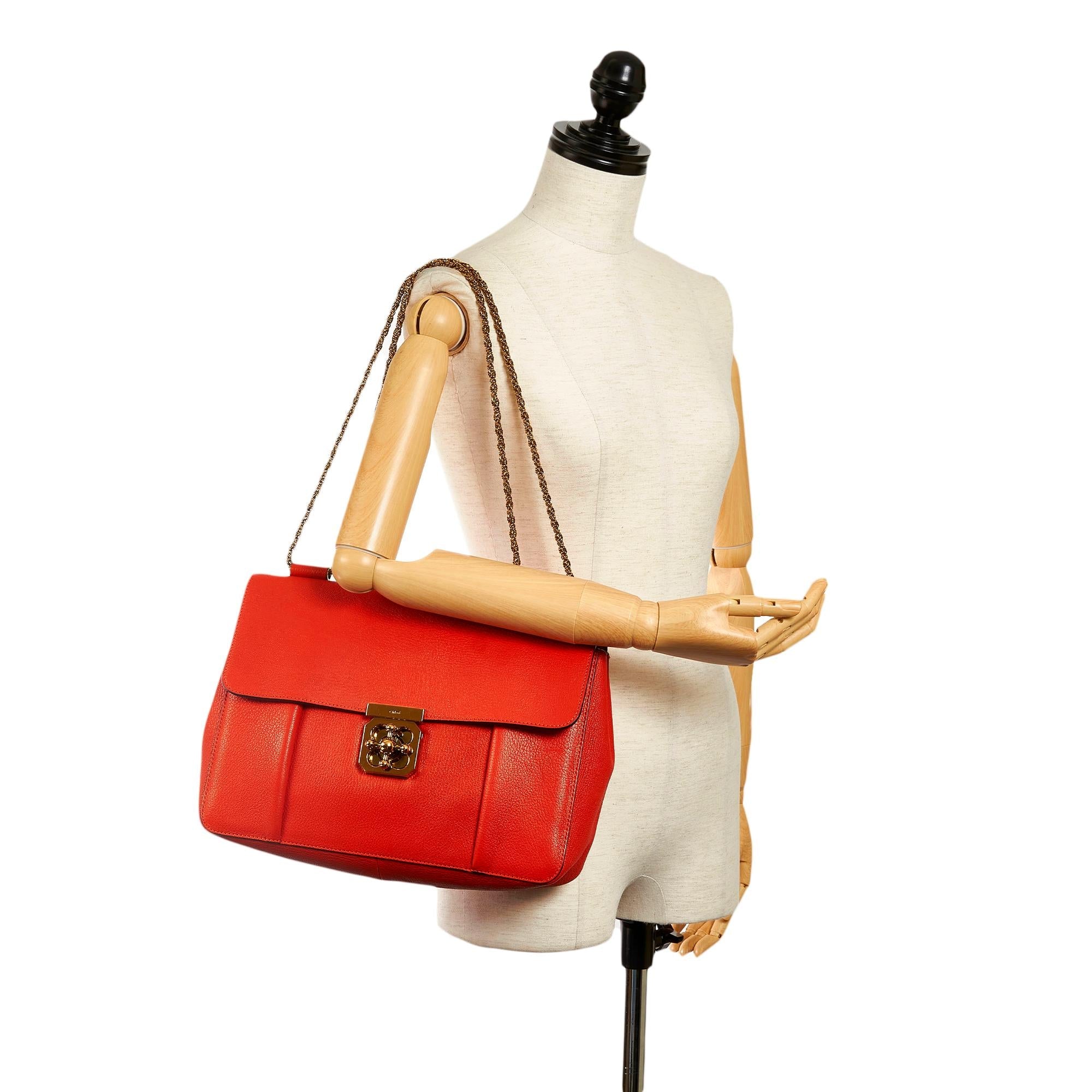 Chloe Elsie Leather Crossbody Bag (SHG-30876)