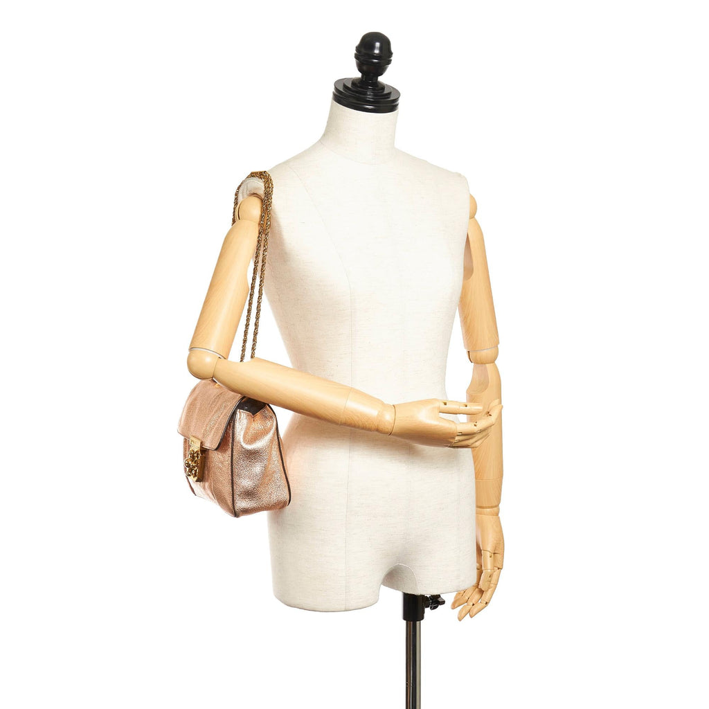 Chloe Elsie Leather Crossbody Bag (SHG-32037)