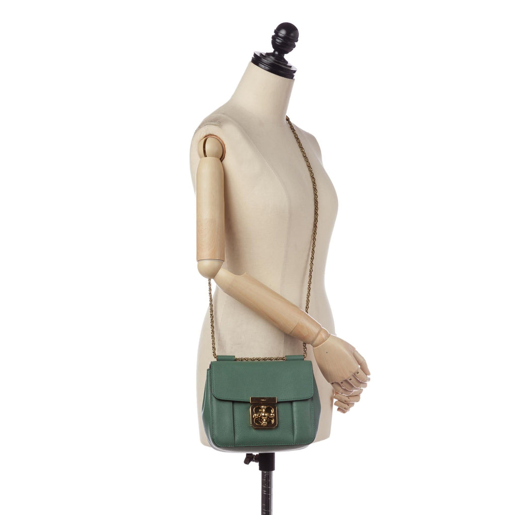 Chloe Elsie Leather Crossbody Bag (SHG-33625)