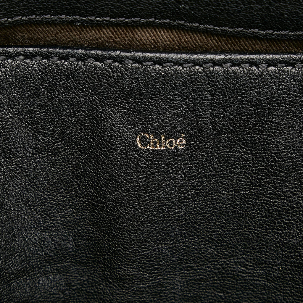 Chloe Elsie Leather Satchel (SHG-28221)