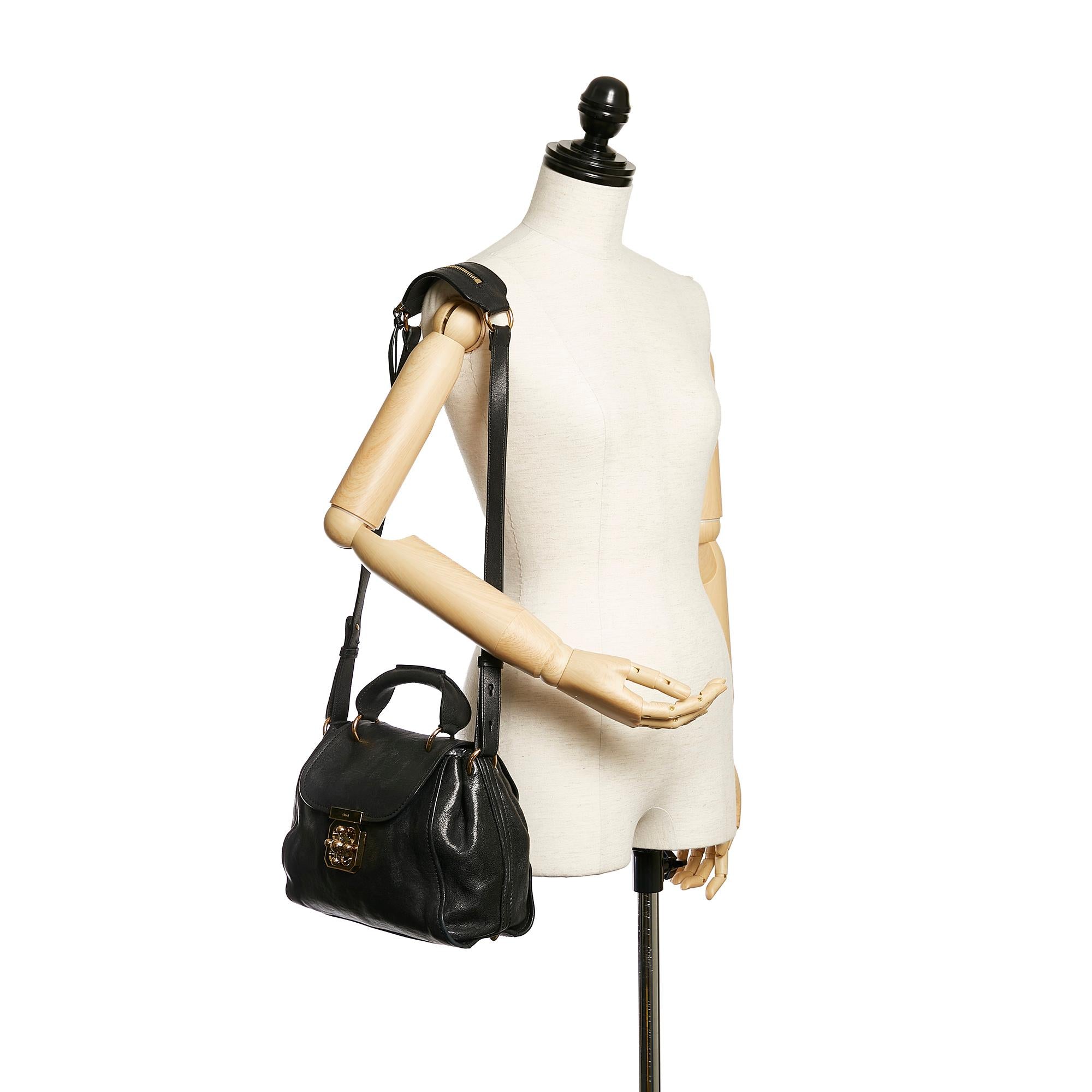 Chloe Elsie Leather Satchel (SHG-28221)