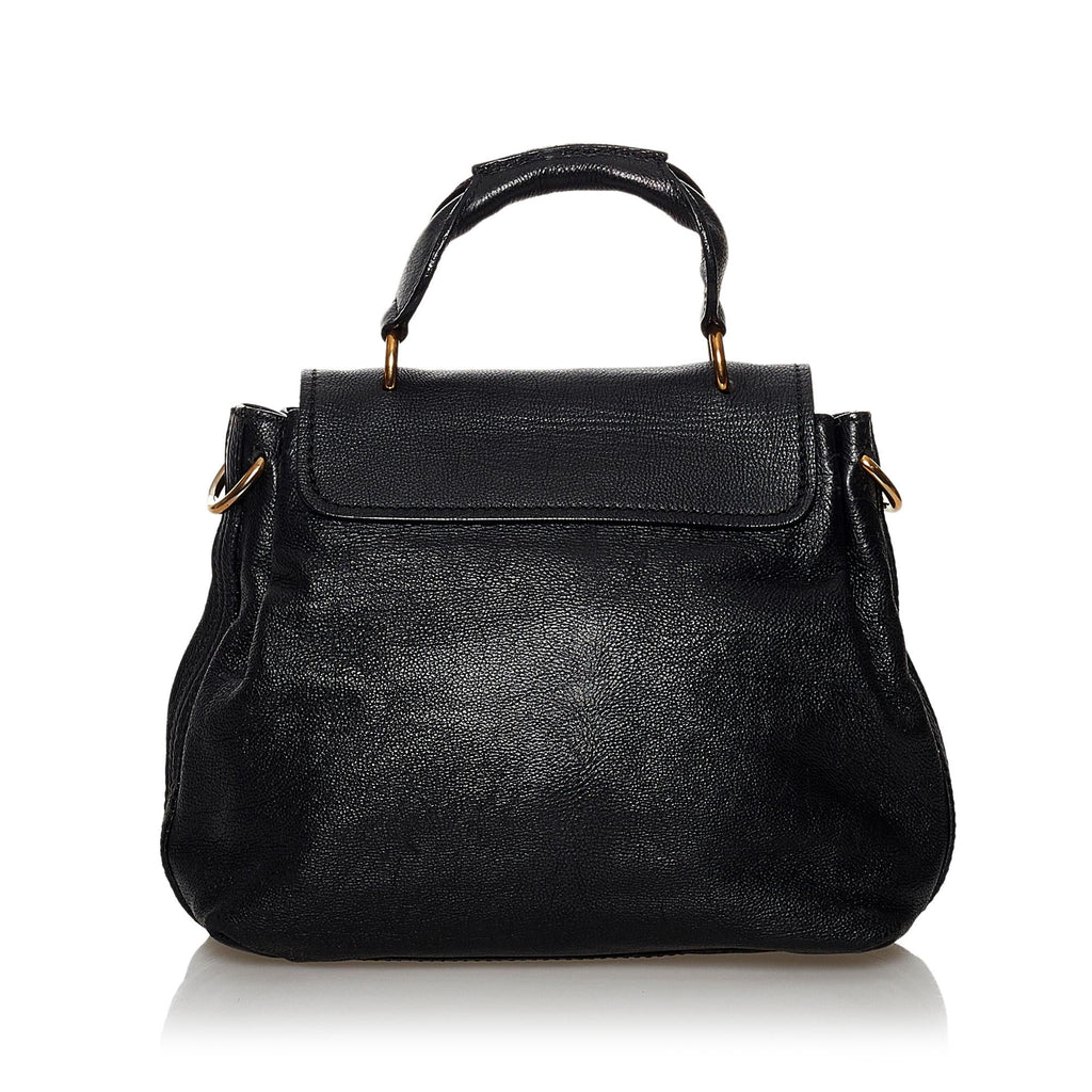 Chloe Elsie Leather Satchel (SHG-29885)
