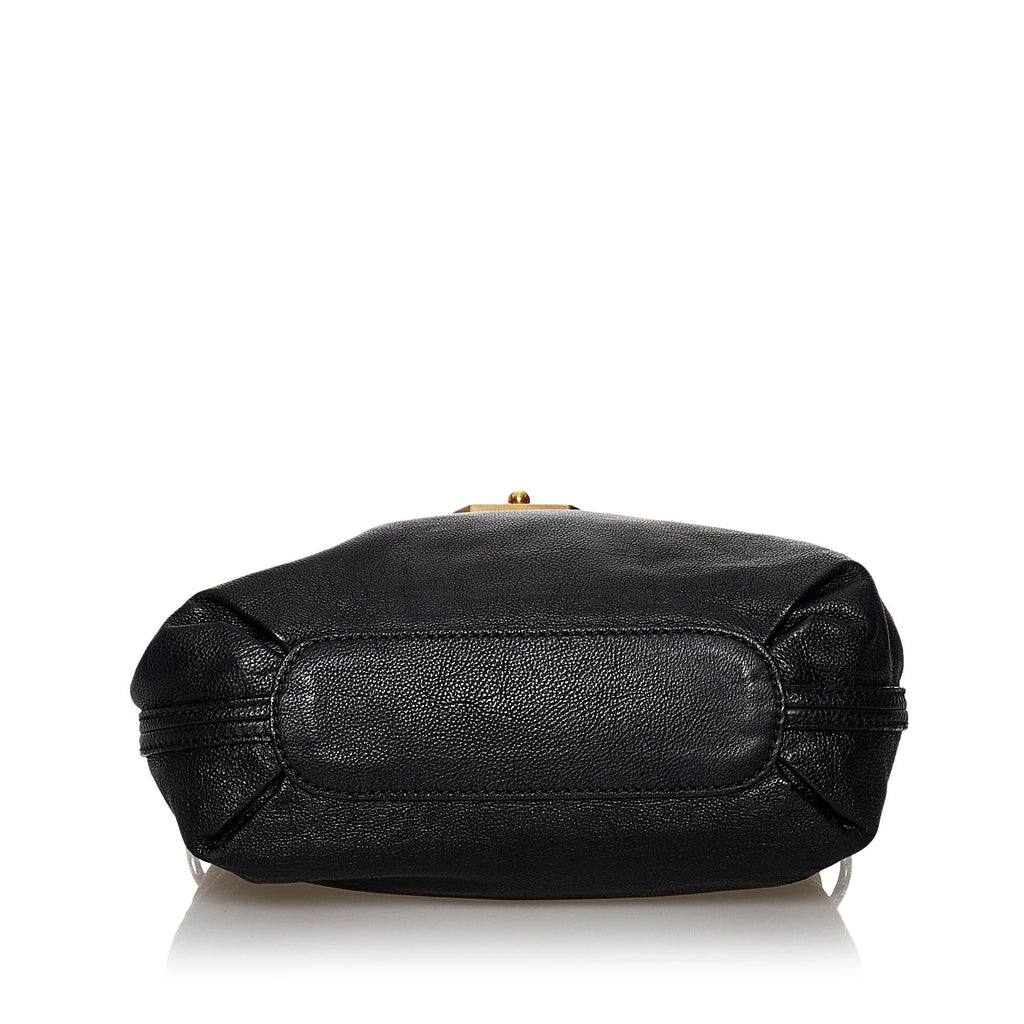 Chloe Elsie Leather Satchel (SHG-29885)