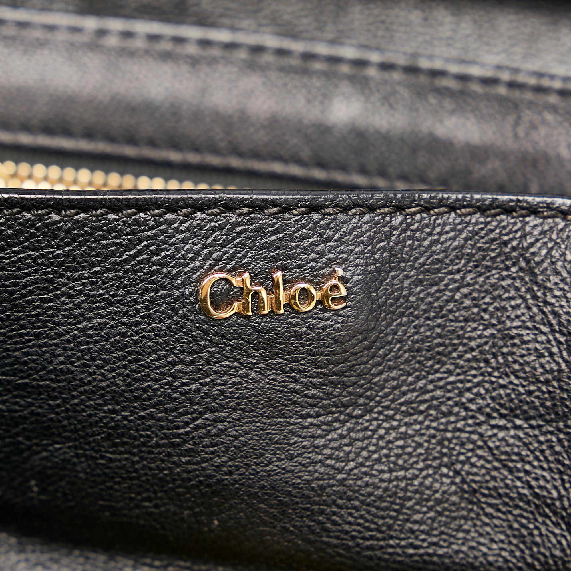 Chloe Elsie Leather Satchel (SHG-29885)
