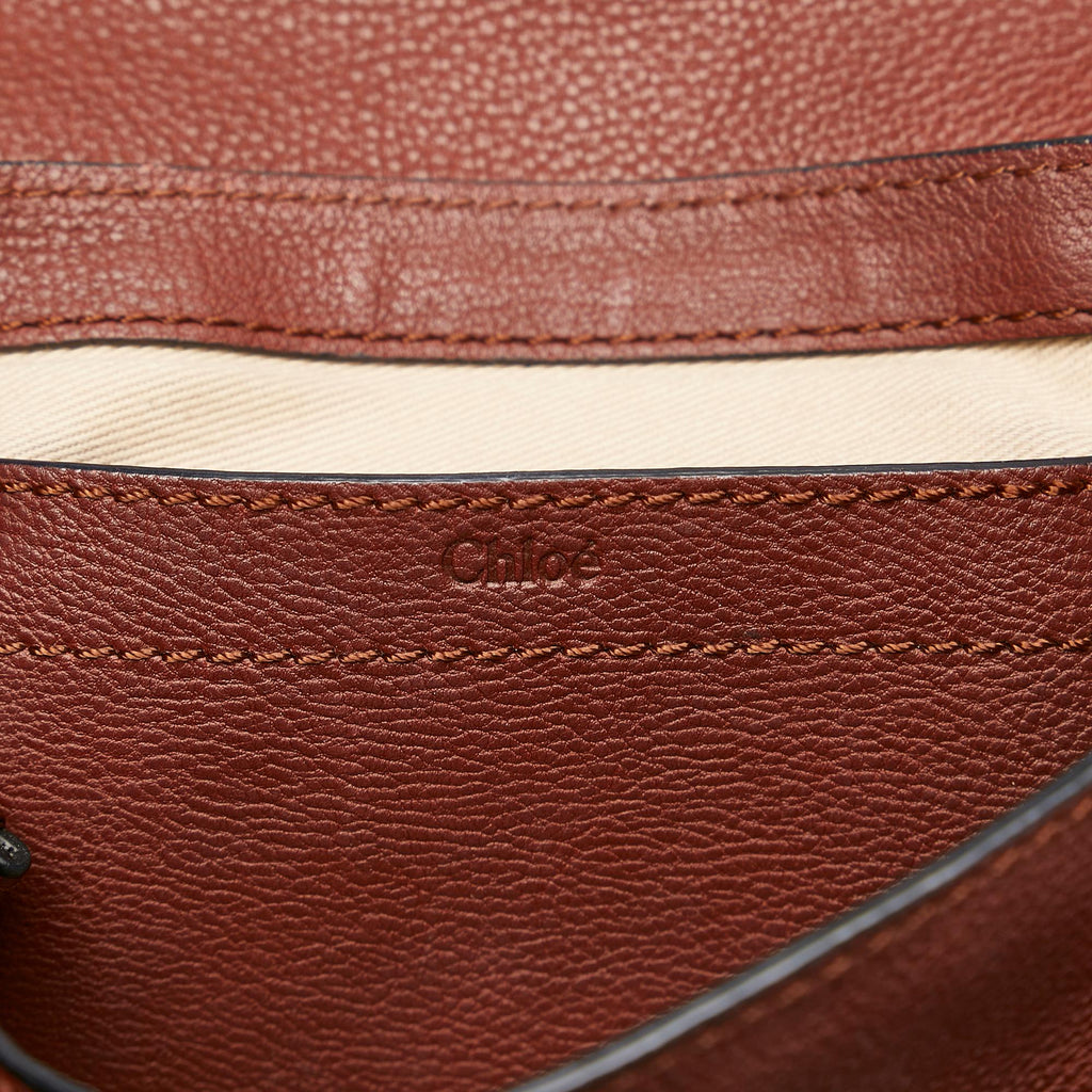 Chloe Elsie Leather Satchel (SHG-30799)