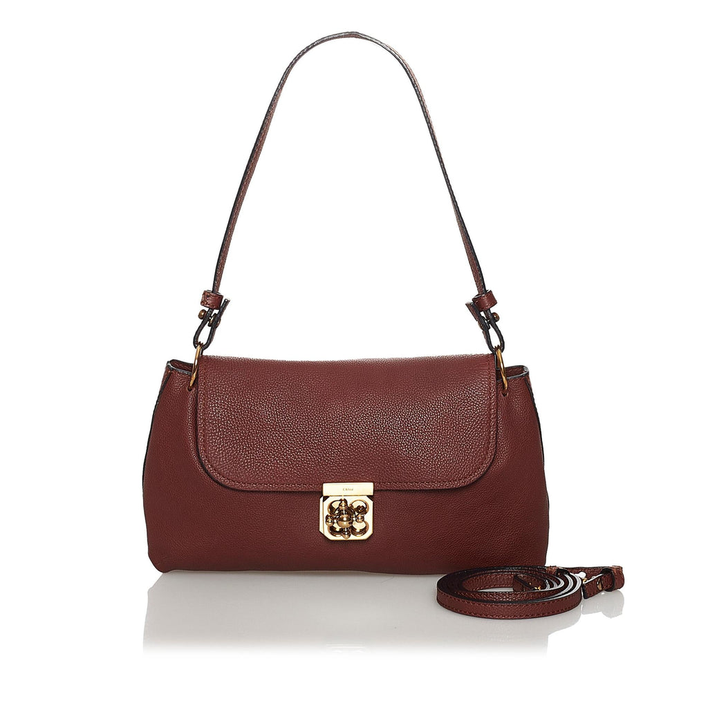 Chloe Elsie Leather Satchel (SHG-30799)