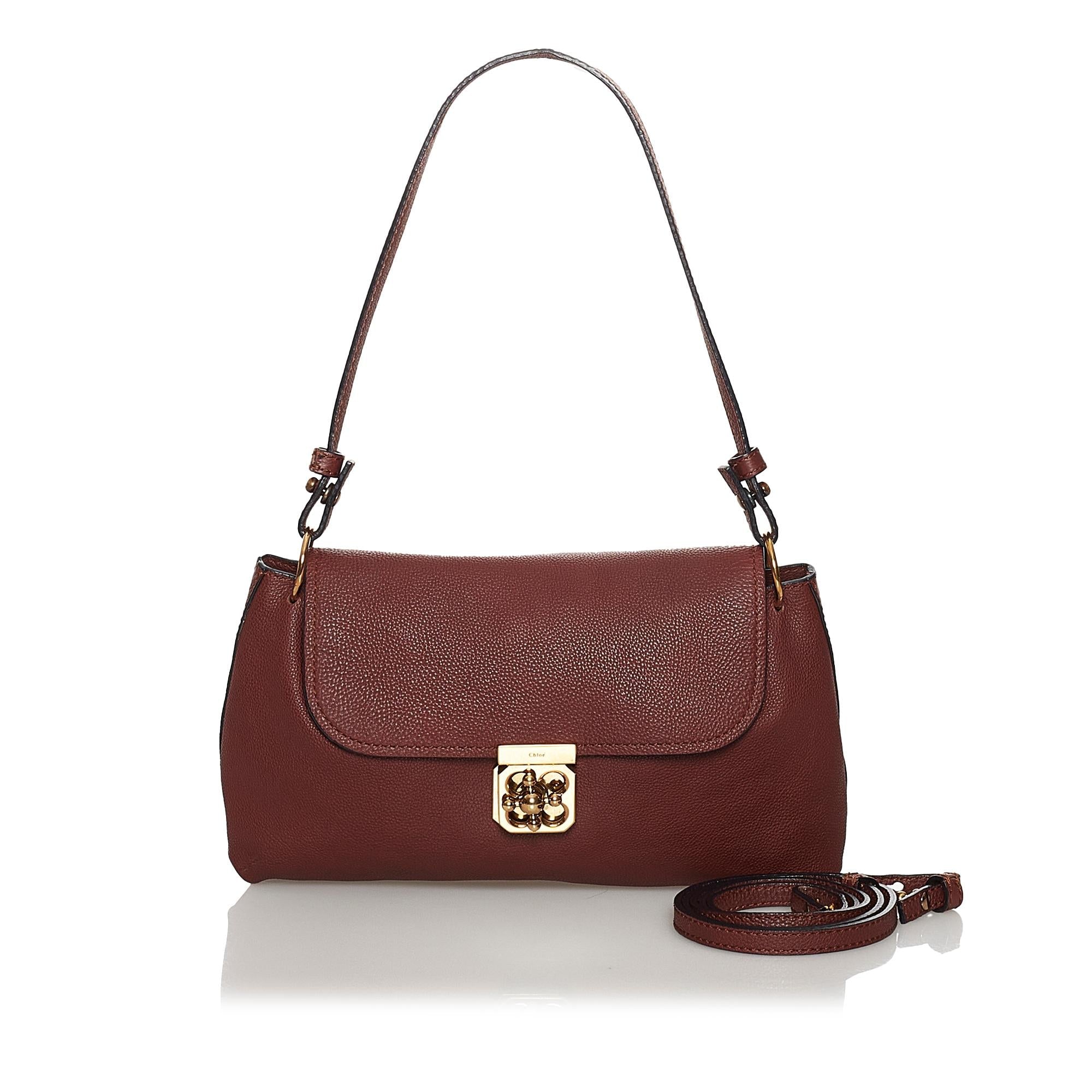 Chloe Elsie Leather Satchel (SHG-30799)