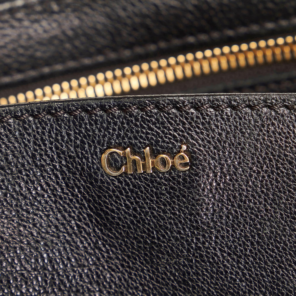 Chloe Elsie Leather Satchel (SHG-32474)