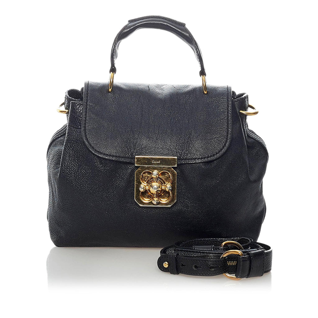 Chloe Elsie Leather Satchel (SHG-32474)