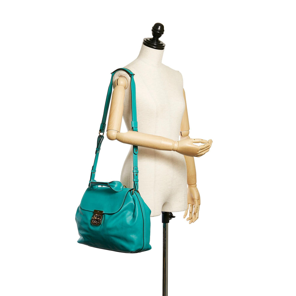 Chloe Elsie Leather Satchel (SHG-33114)