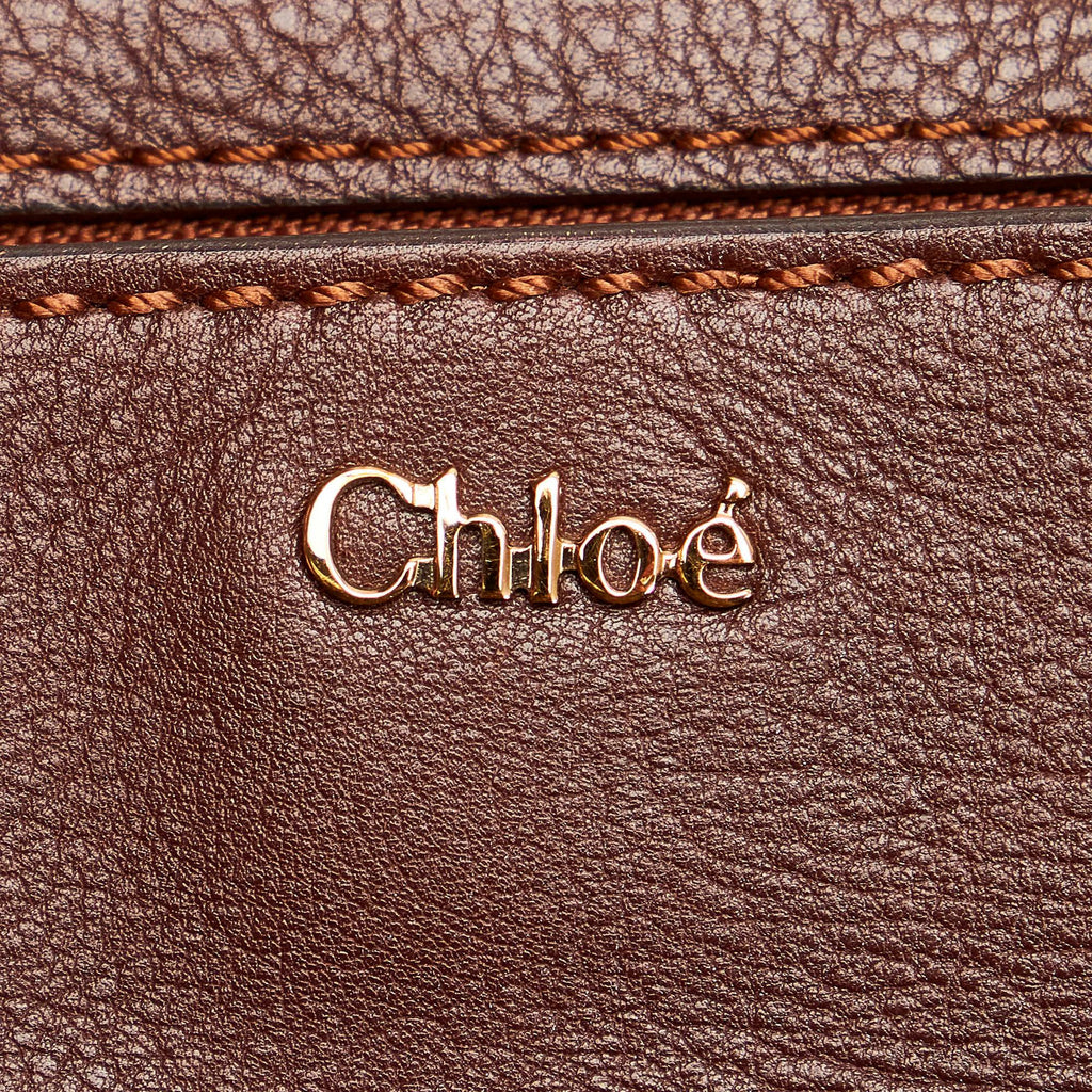 Chloe Elsie Leather Satchel (SHG-35069)