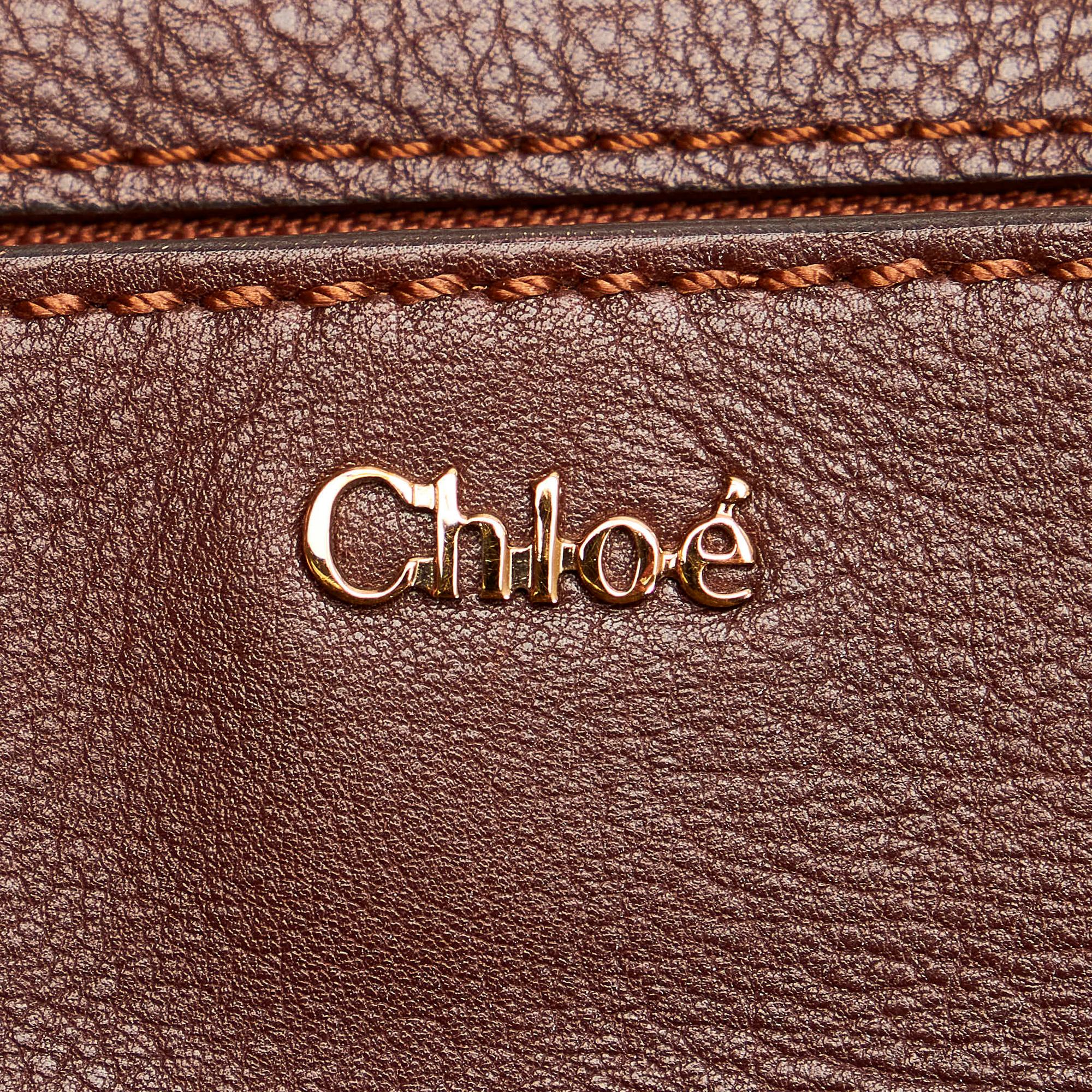Chloe Elsie Leather Satchel (SHG-35069)