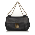Chloe Elsie Leather Shoulder Bag (SHG-24535)