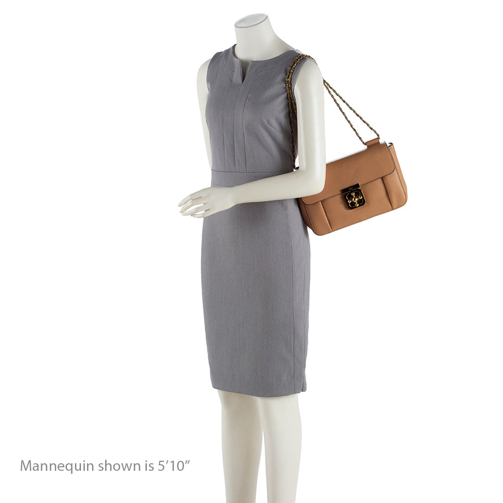 Chloe Leather Elsie Medium Shoulder Bag - FINAL SALE (SHF-14935)