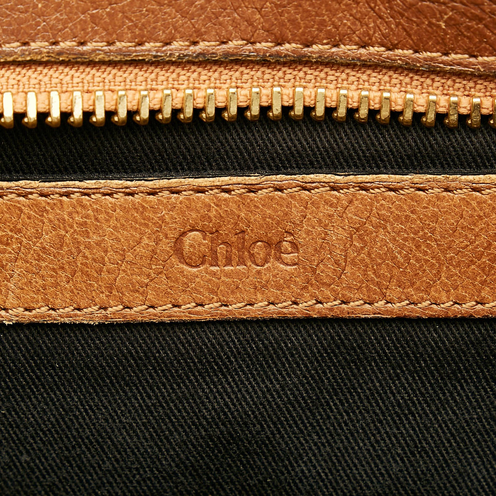 Chloe Ethel Leather Satchel (SHG-27079)