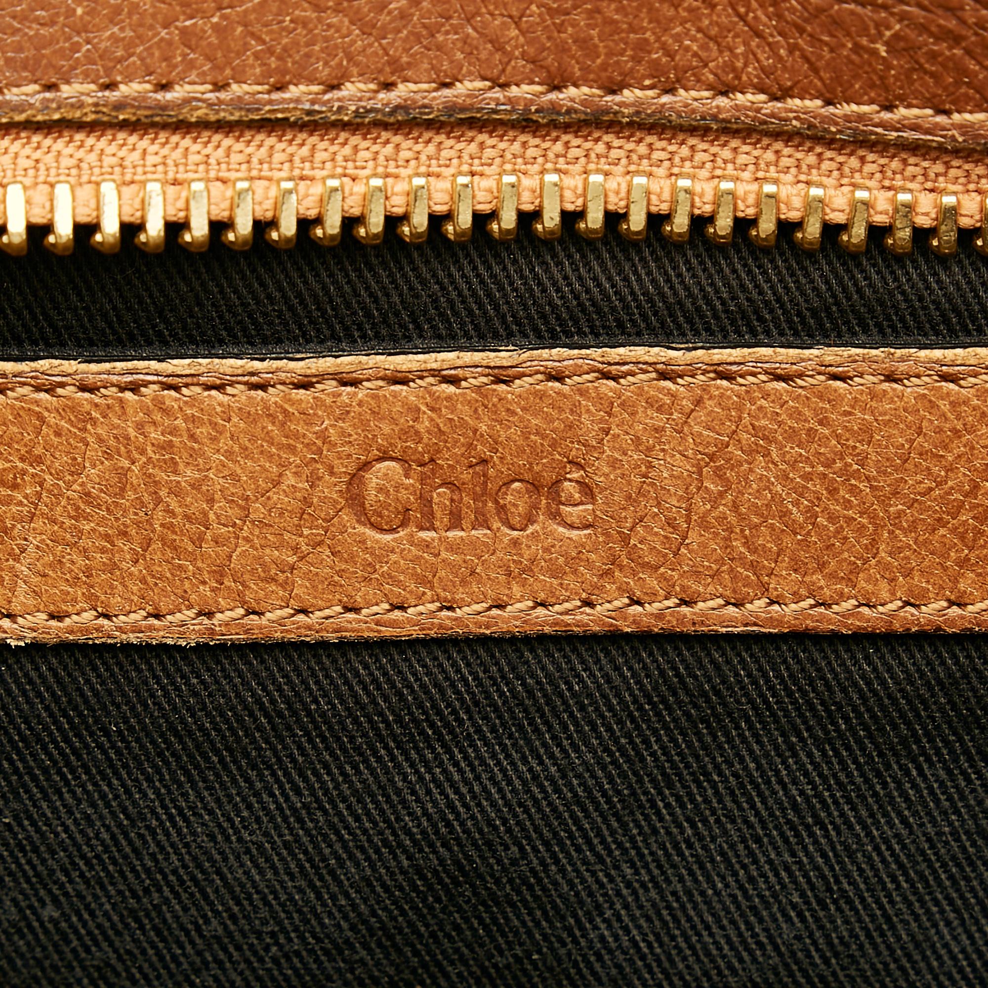 Chloe Ethel Leather Satchel (SHG-27079)