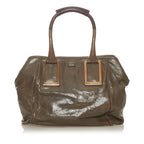 Chloe Ethel Leather Satchel (SHG-27470)