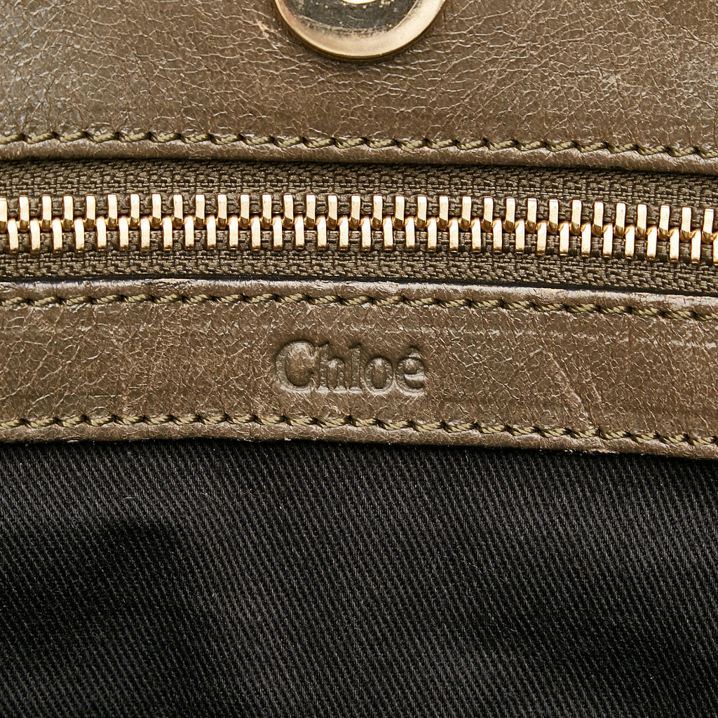 Chloe Ethel Leather Satchel (SHG-27470)