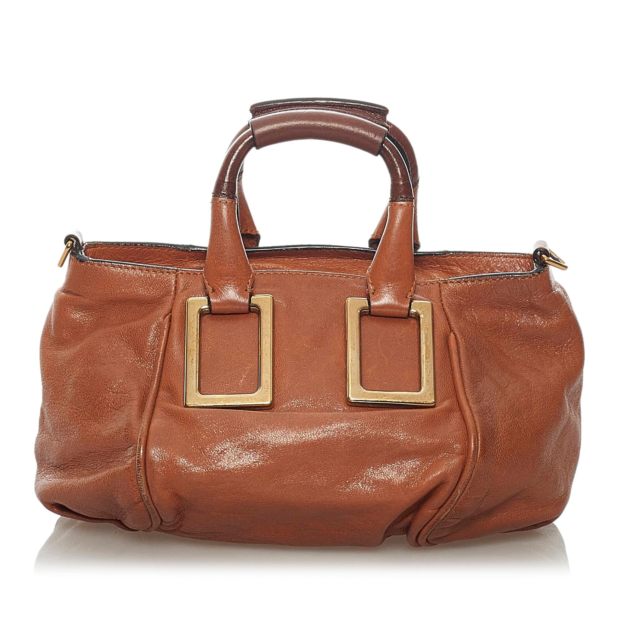 Chloe Ethel Leather Satchel (SHG-29095)