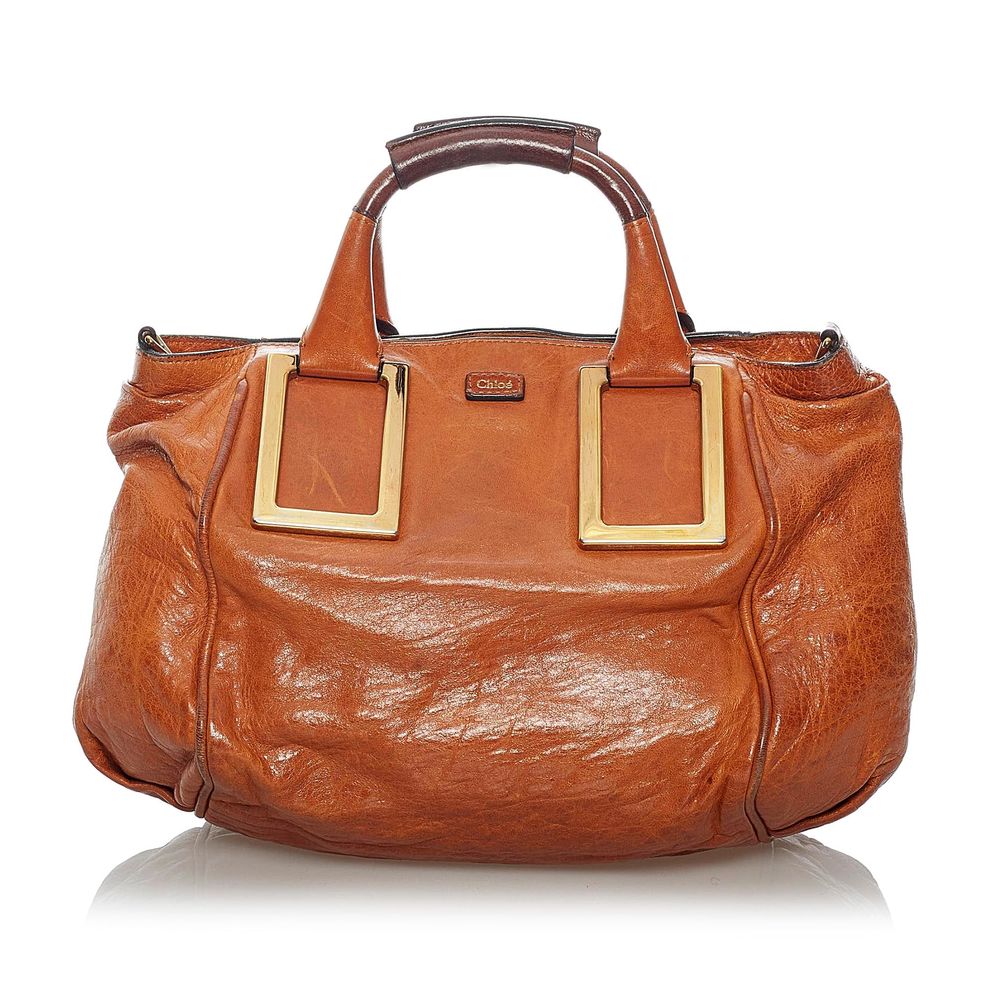 Chloe Ethel Leather Satchel (SHG-29353)