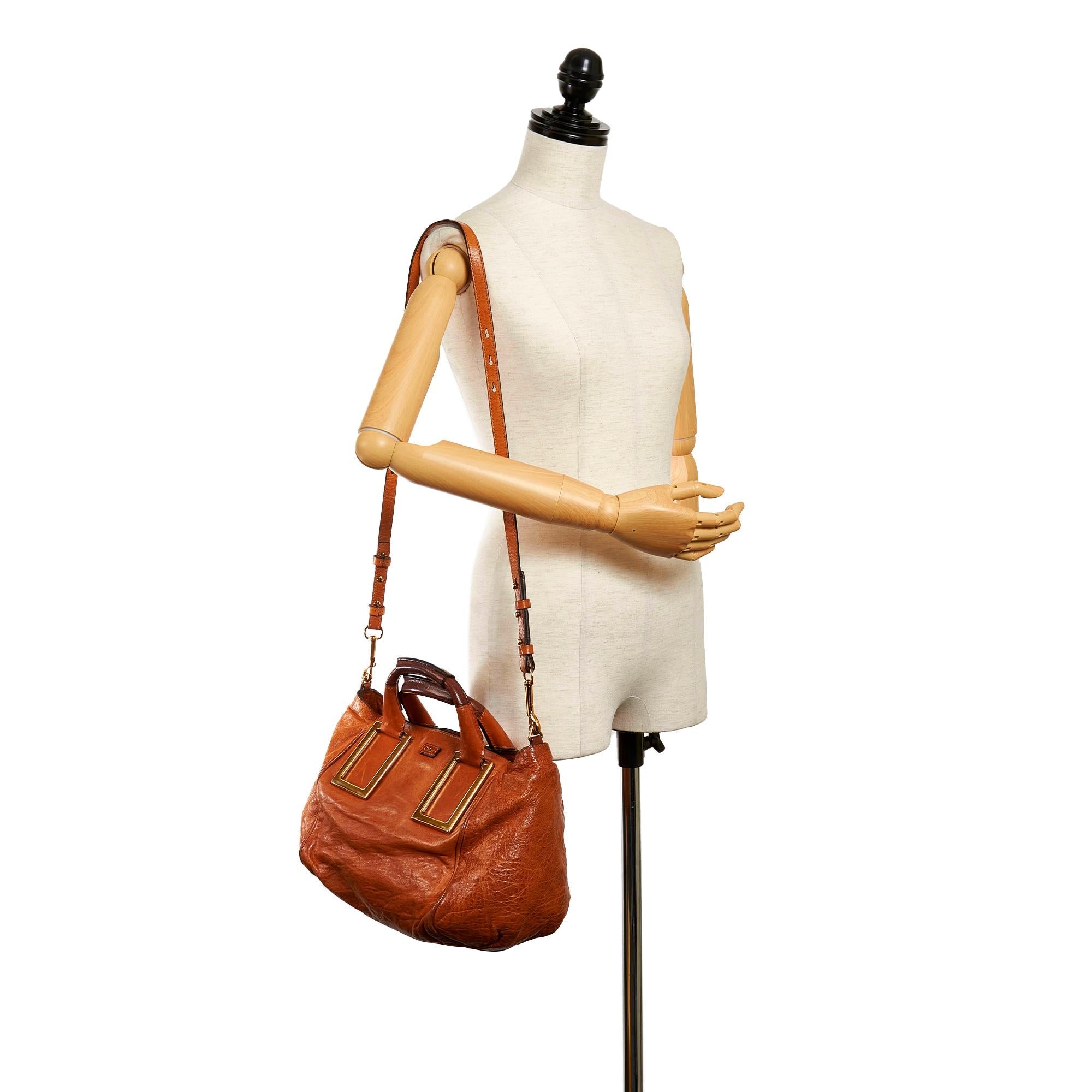 Chloe Ethel Leather Satchel (SHG-29353)