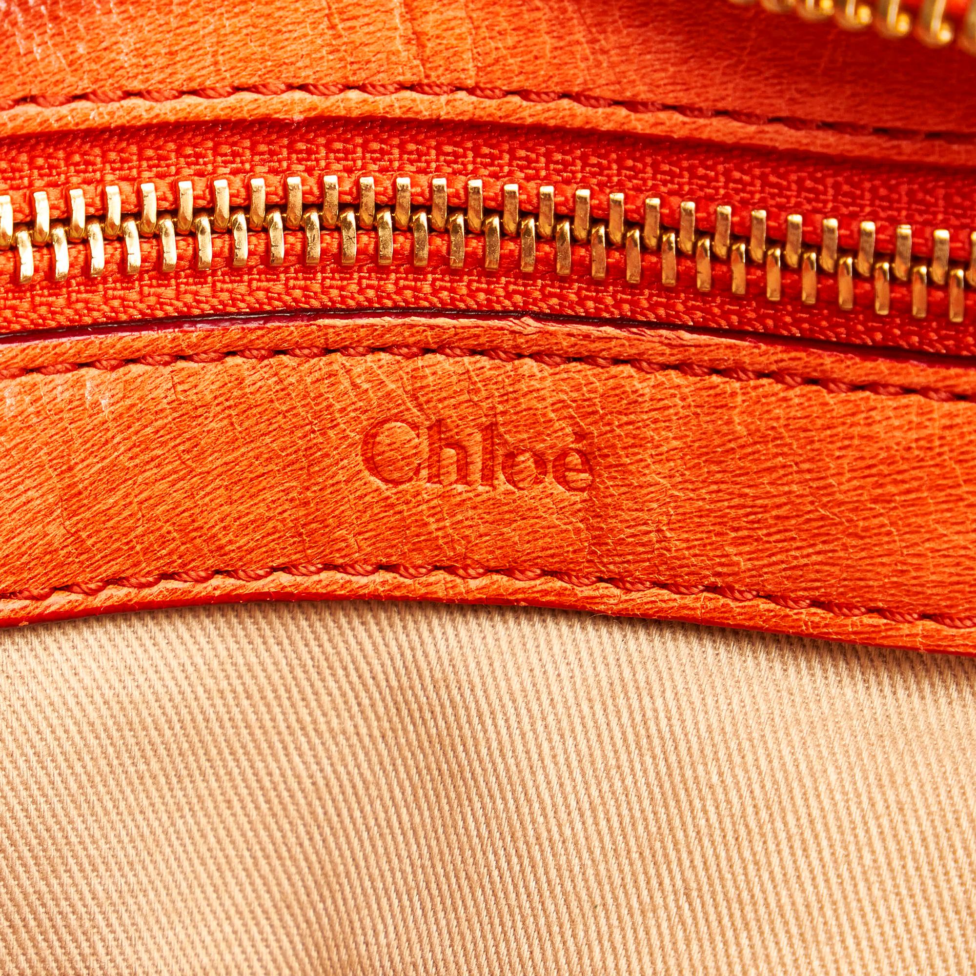 Chloe Ethel Leather Satchel (SHG-31487)