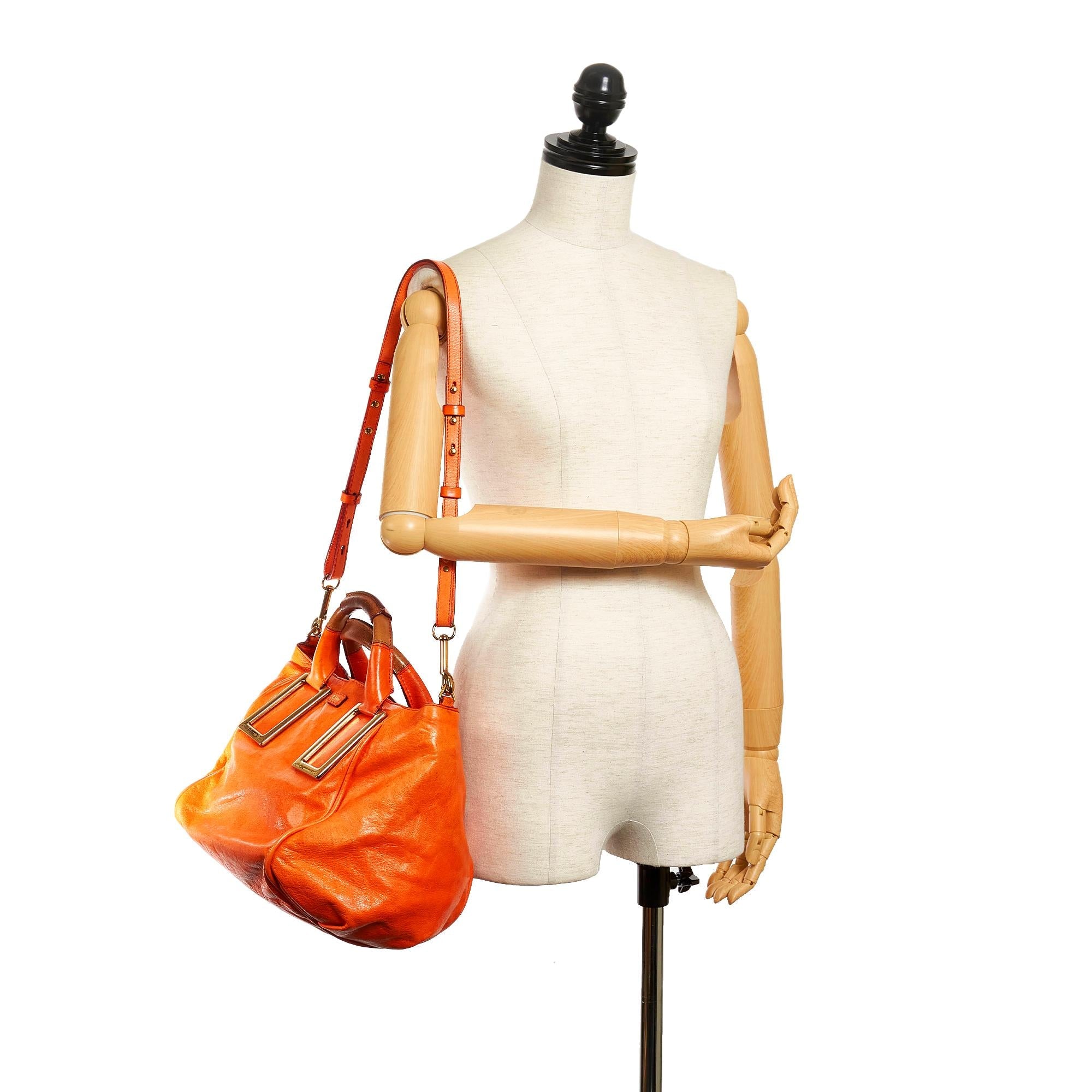Chloe Ethel Leather Satchel (SHG-31487)