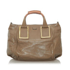 Chloe Ethel Leather Satchel (SHG-33938)