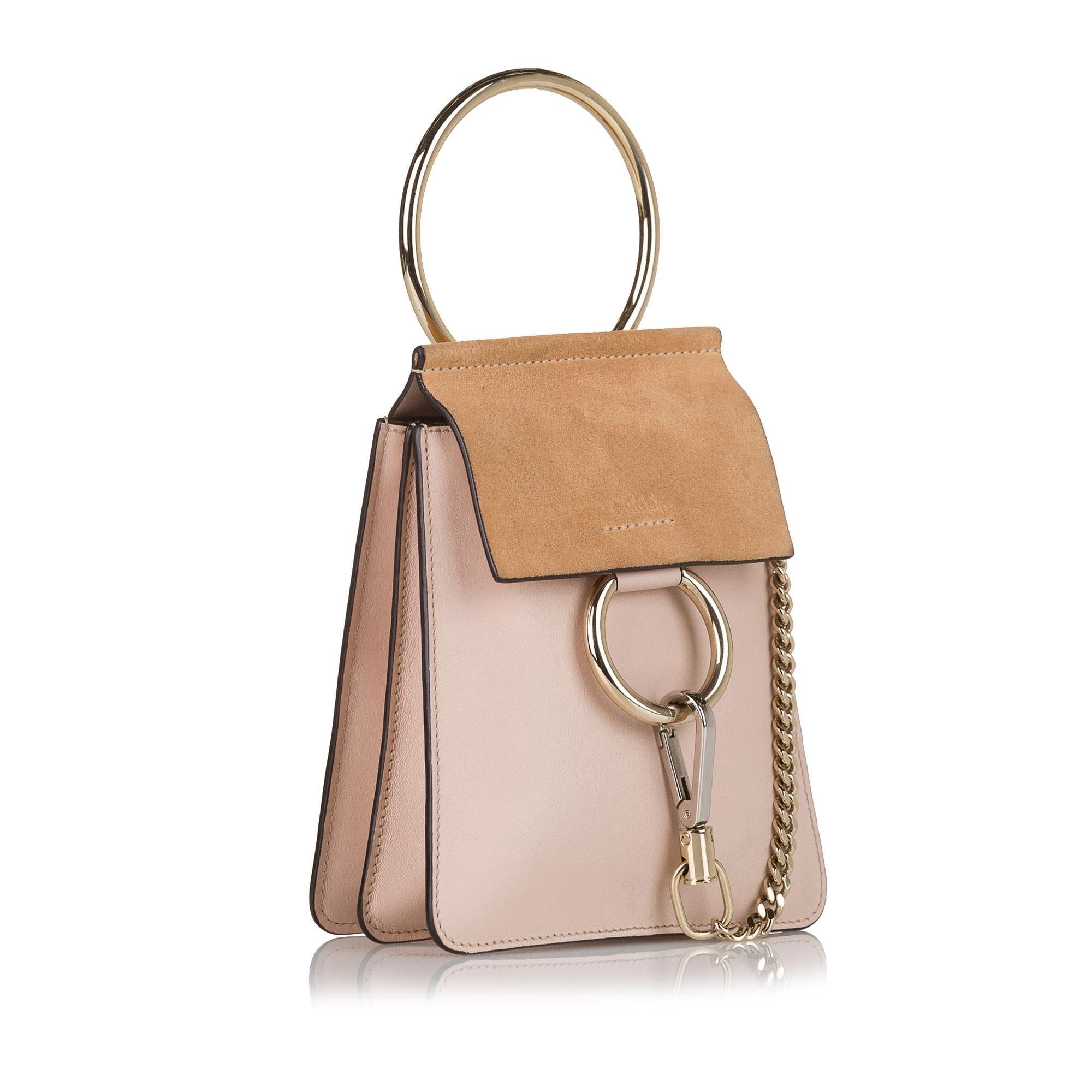 Chloe Faye Bracelet Leather Crossbody Bag (SHG-37378)