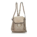 Chloe Faye Leather Backpack (SHG-29915)