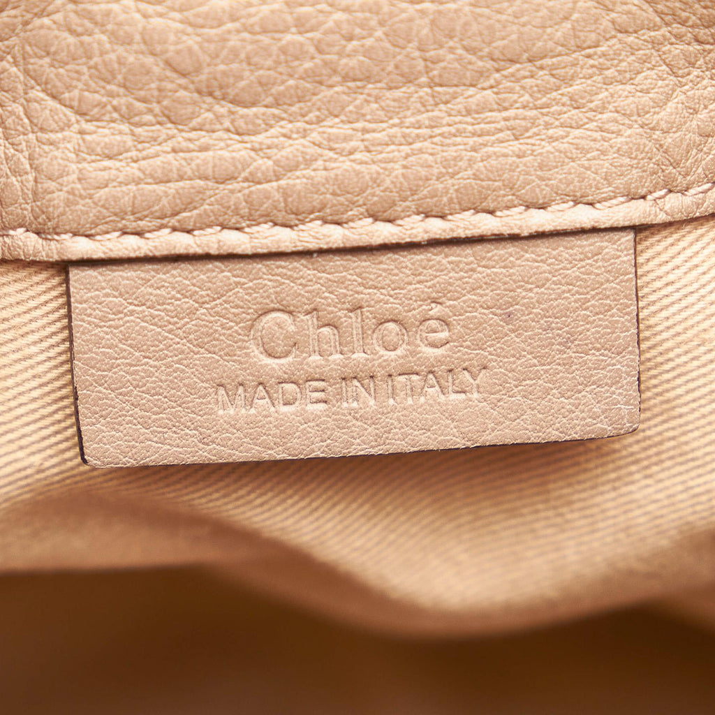 Chloe Faye Leather Backpack (SHG-29915)