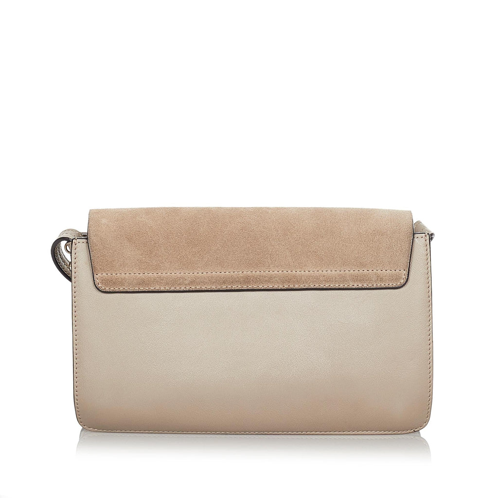 Chloe Faye Leather Crossbody Bag (SHG-24211)