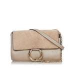 Chloe Faye Leather Crossbody Bag (SHG-24211)