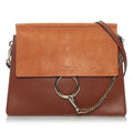 Chloe Faye Leather Shoulder Bag (SHG-30465)