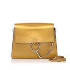 Chloe Faye Leather Shoulder Bag (SHG-9sD17Y)