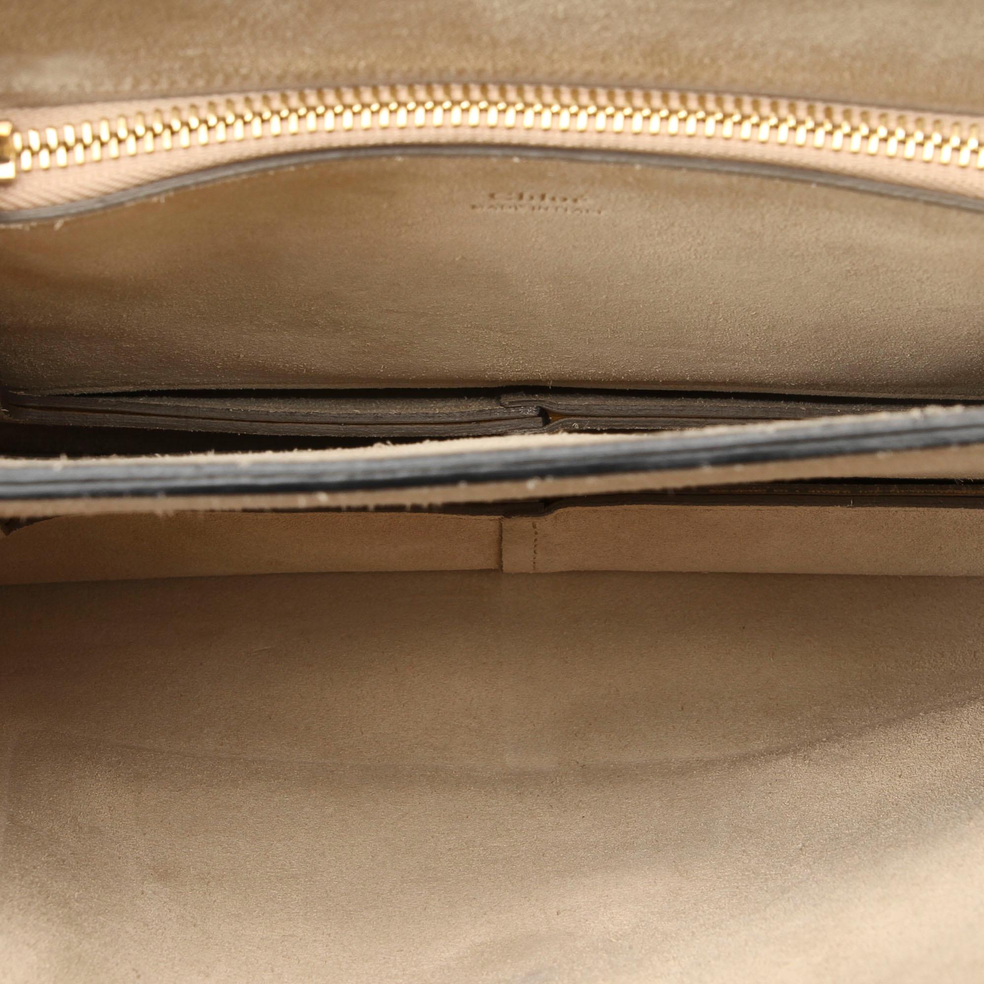 Chloe Faye Leather Shoulder Bag (SHG-9sD17Y)