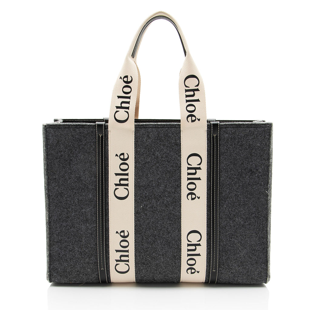 Chloe Felt Woody Large Tote