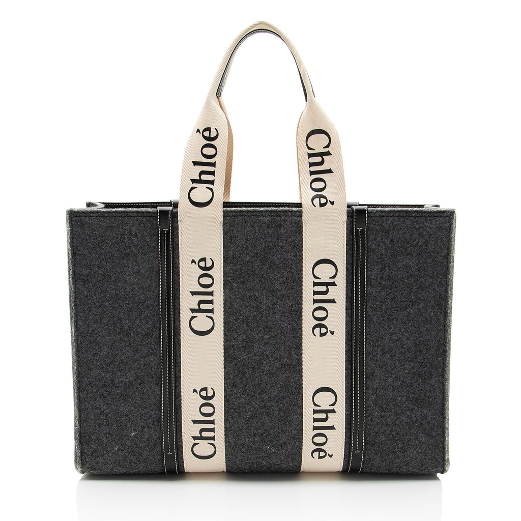 Chloe Felt Woody Large Tote
