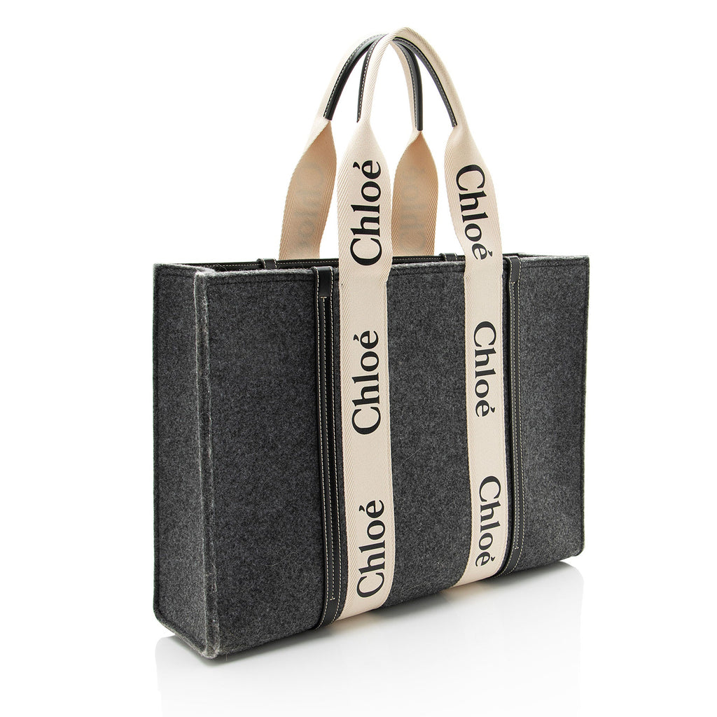 Chloe Felt Woody Large Tote