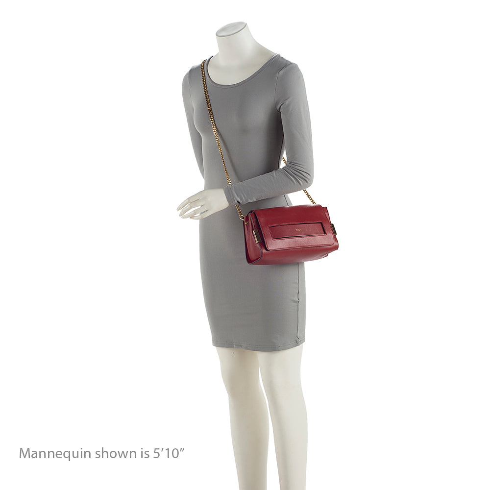 Chloe Goatskin Elle Medium Clutch (SHF-19949)
