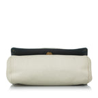 Chloe June Bow Flap Leather Shoulder Bag (SHG-37375)