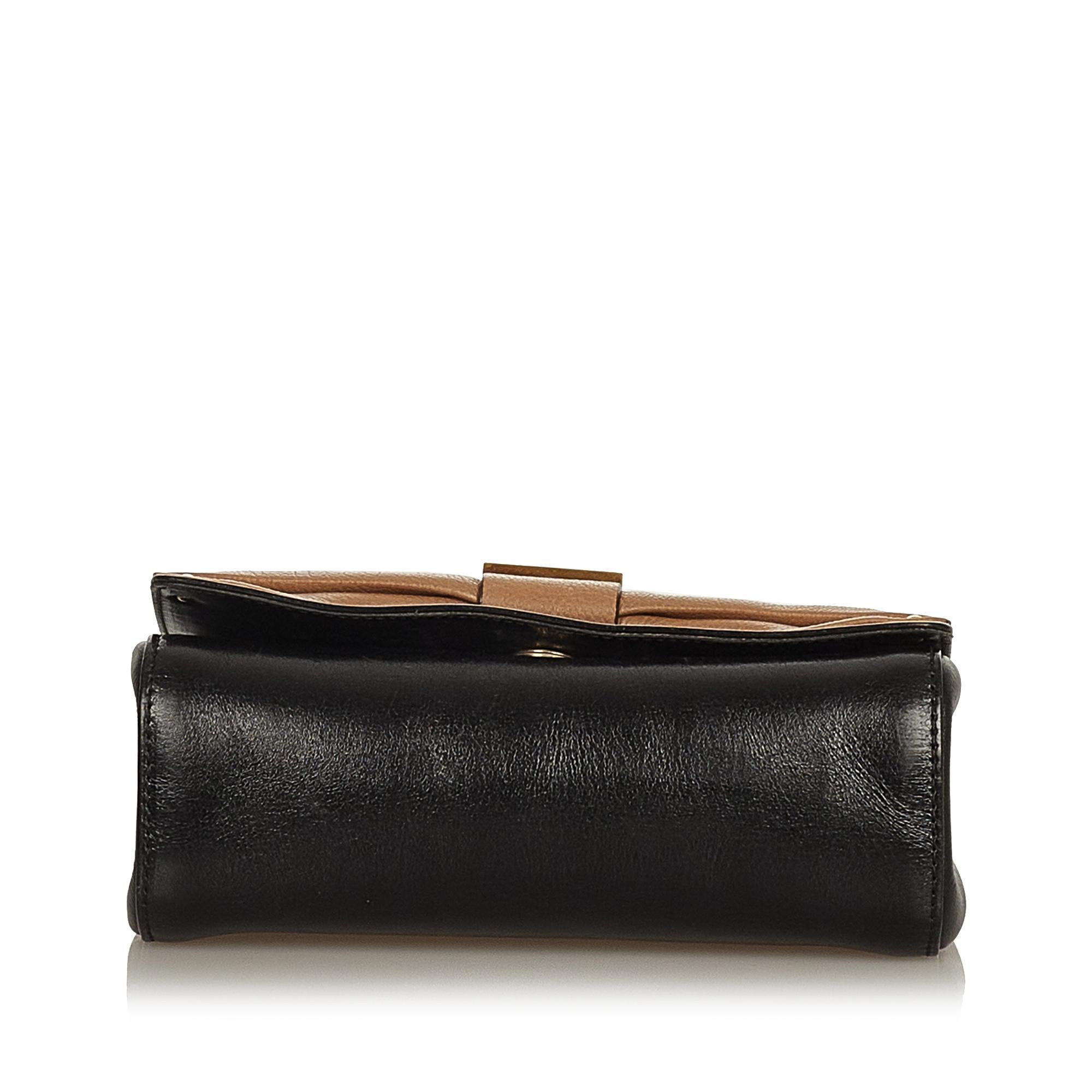 Chloe June Bow Flap Shoulder Bag (SHG-26643)