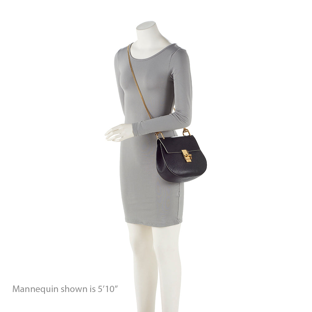 Chloe Lambskin Drew Small Shoulder Bag (SHF-20218)