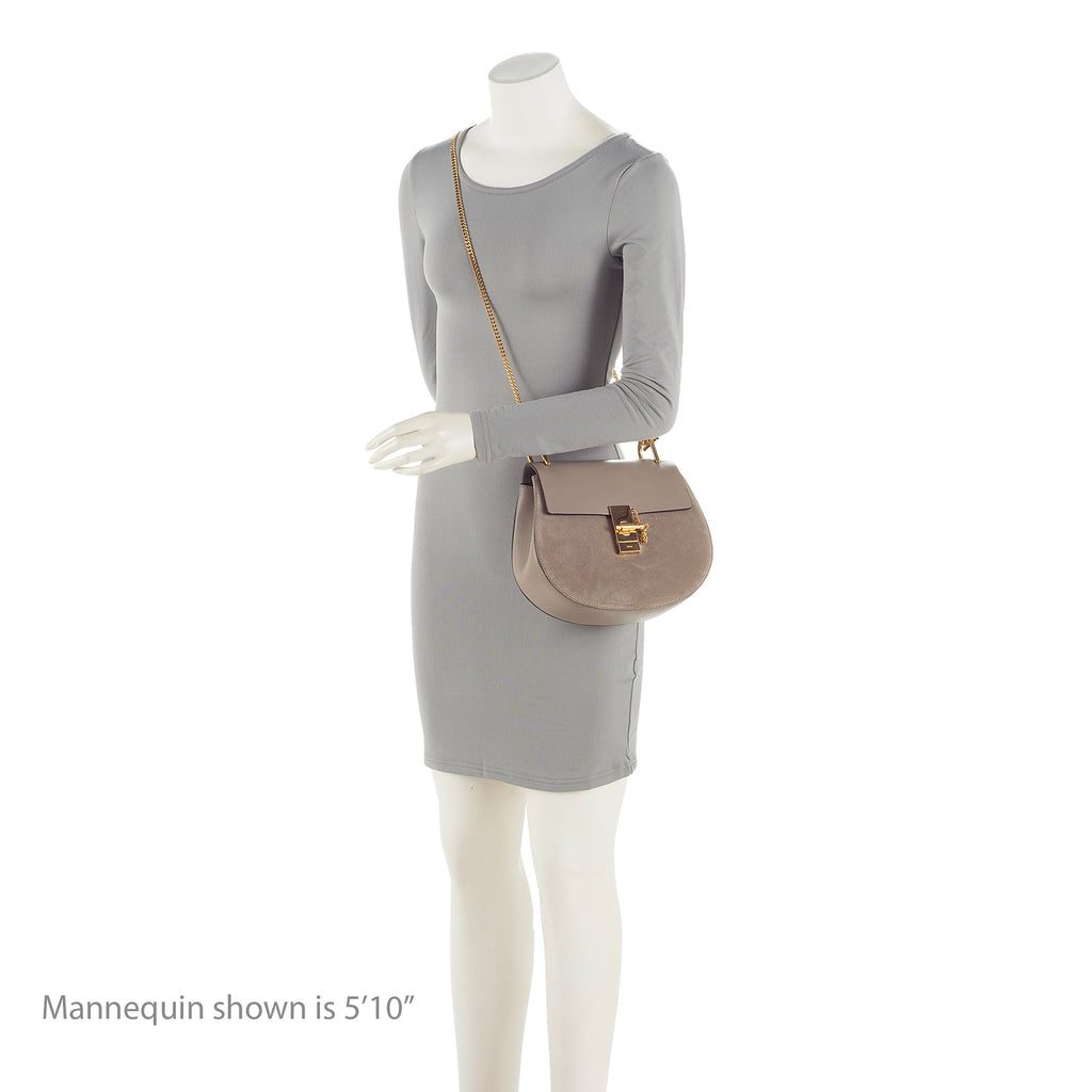 Chloe Lambskin Drew Small Shoulder Bag (SHF-22973)