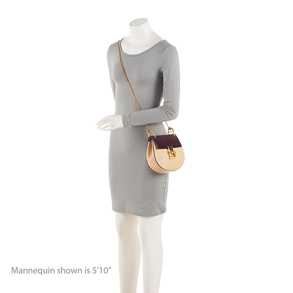 Chloe Lambskin Suede Drew Mini Shoulder Bag (SHF-ai61BQ)