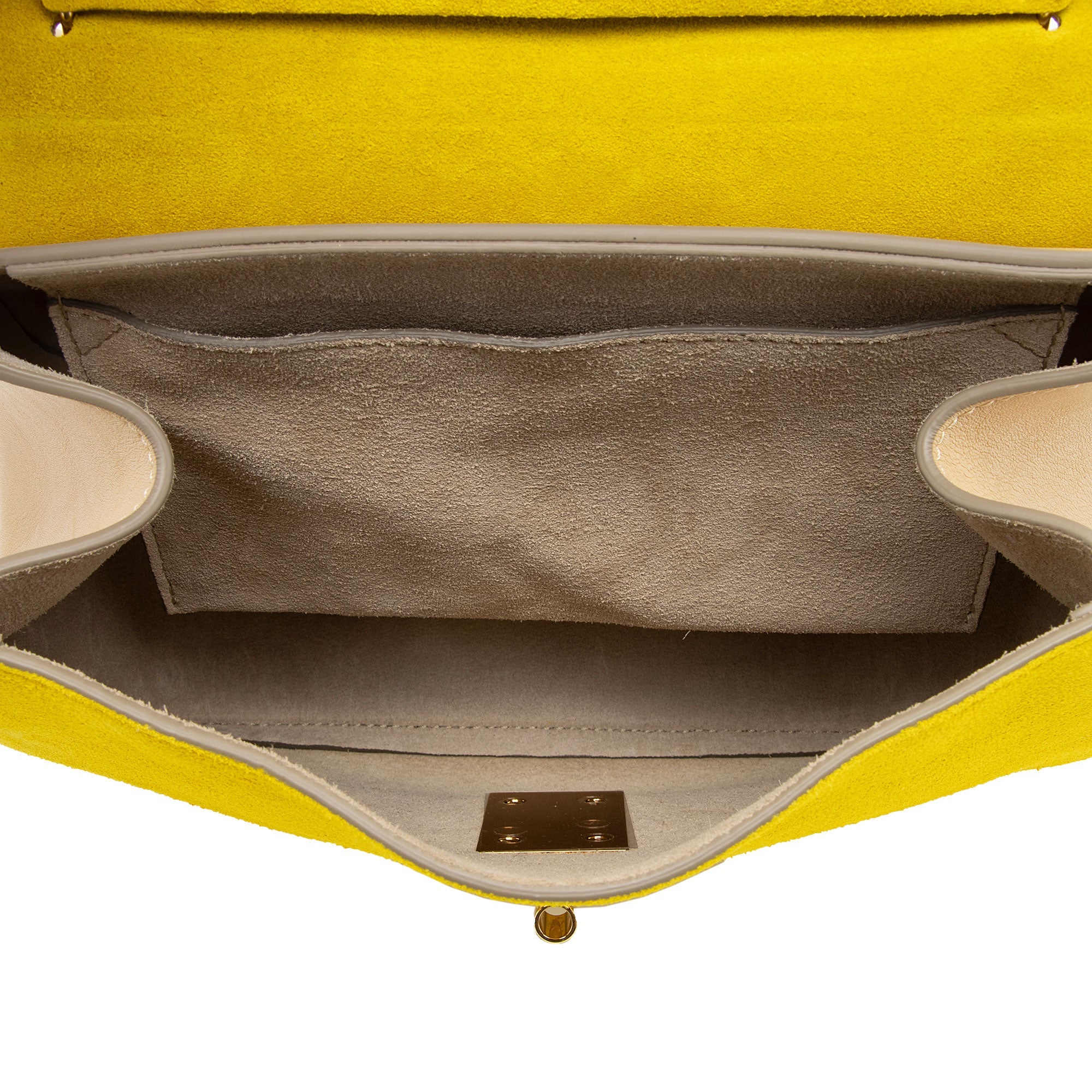 Chloe Lambskin Suede Drew Small Shoulder Bag (SHF-CtvkvY)