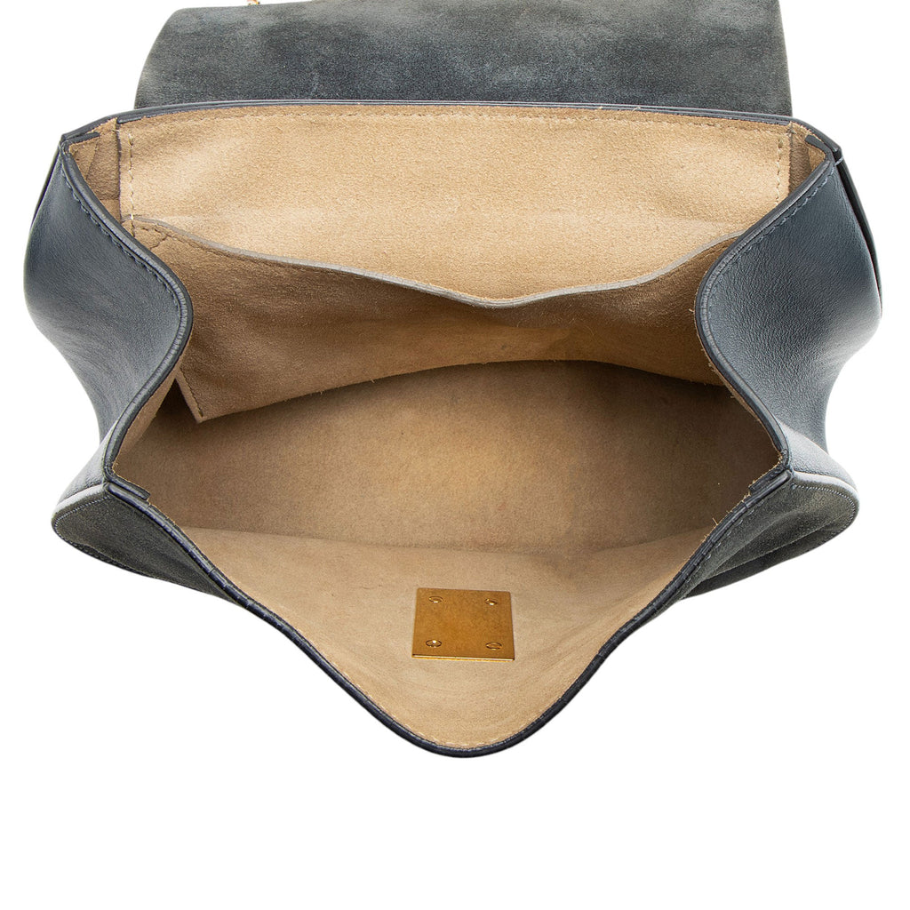 Chloe Lambskin Suede Drew Small Shoulder Bag