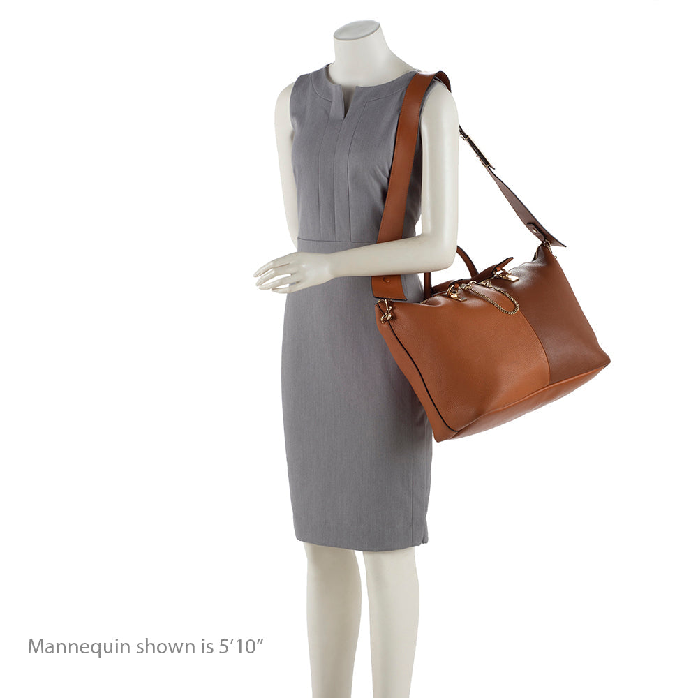 Chloe Leather Baylee Medium Shoulder Bag - FINAL SALE (SHF-15738)