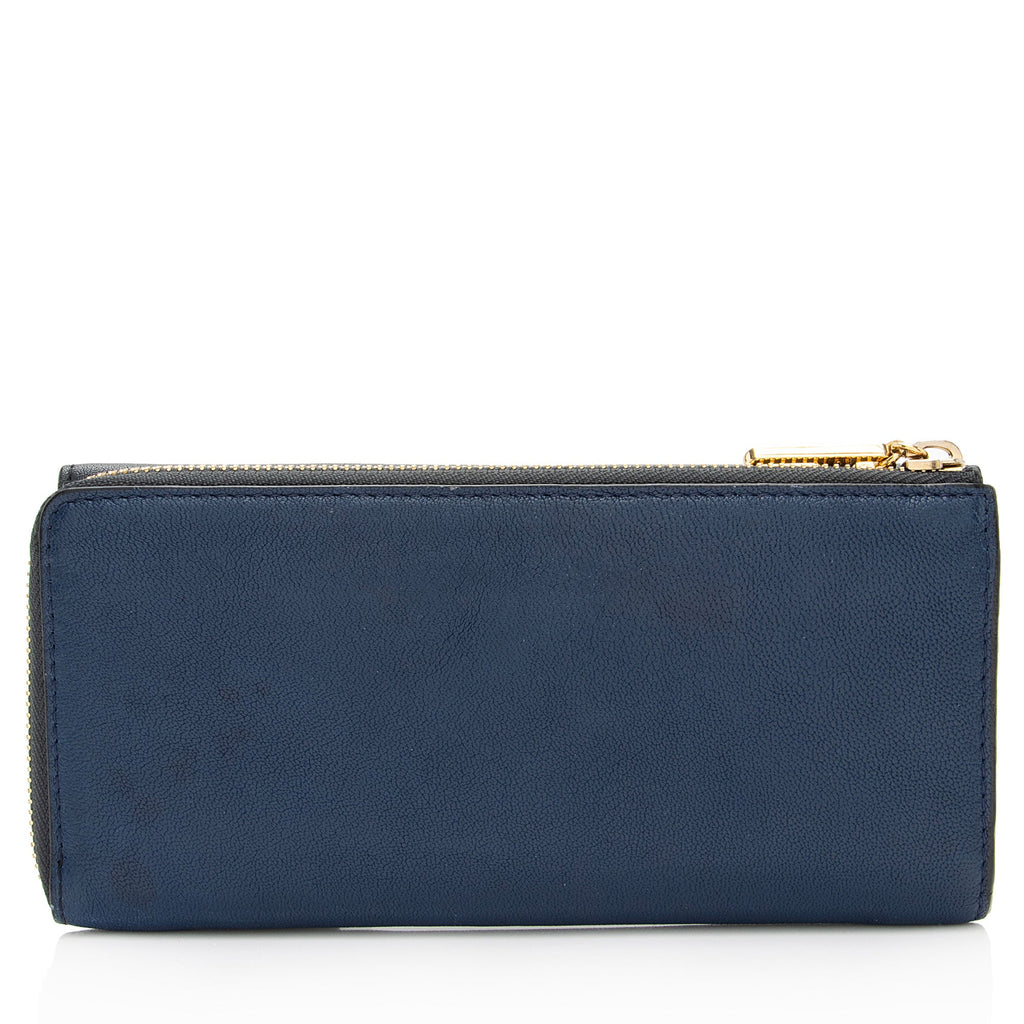 Chloe Leather Bobbi Continental Wallet (SHF-ExiQZ3)